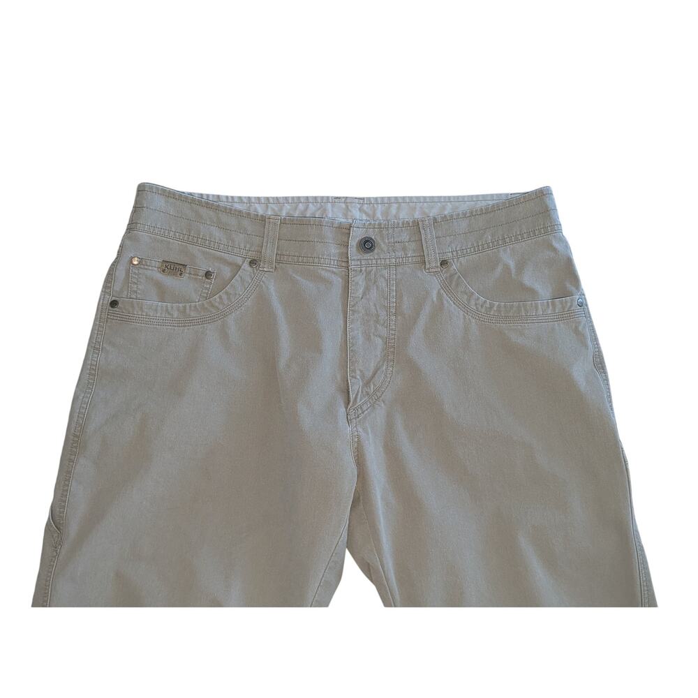 Kuhl Revolver Pants Khaki Men’s Size 36x32 Lightweight Stretch Hiking Travel - Picture 4 of 10